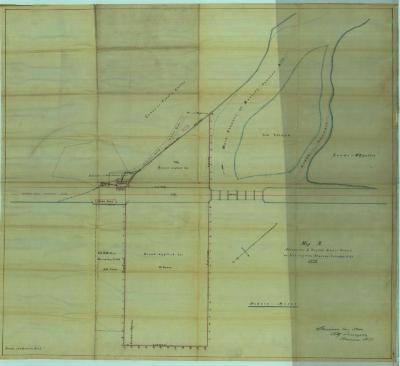 Survey of lands under water for Crofts, Alexander L.