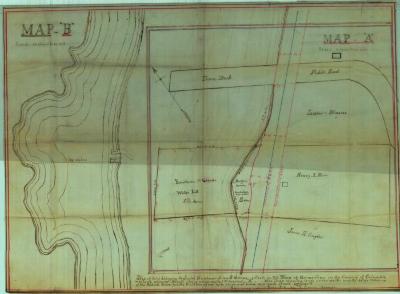 Survey of lands under water for Josiah Kniskern &amp; John R. Green