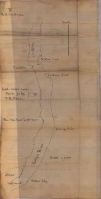 Survey of lands under water for Adam, Francis G.