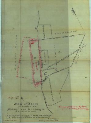 Survey of lands under water for Aldridge, Thomas