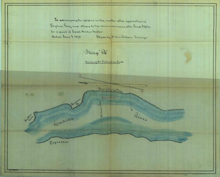 Survey of lands under water for Gay, Sophia et al