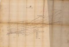 Survey of lands under water for Bronk, Maria