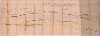 Survey of lands under water for Baker, Alexander R.