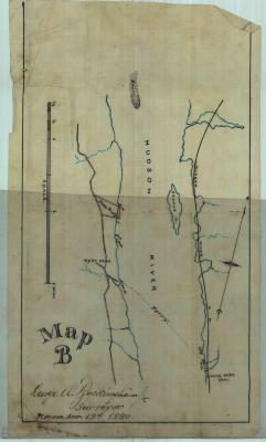 Survey of lands under water for Elizabeth &amp; Alice Dean