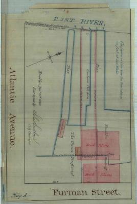 Survey of lands under water for Franklin Woodruff