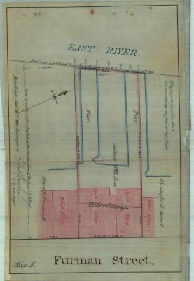 Survey of lands under water for Samuel &amp; Thomas McLean &amp; Franklin Woodruff