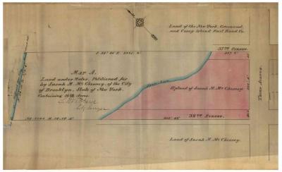 Survey of lands under water for McChesney, Sarah M.