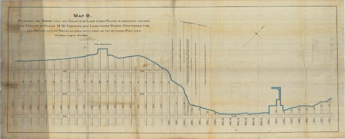 Survey of lands under water for McChesney, Sarah M.