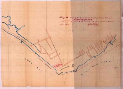 Survey of lands under water for Appleton, Serena P.