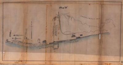 Survey of lands under water for NY Manhattan Beach Railroad Co.