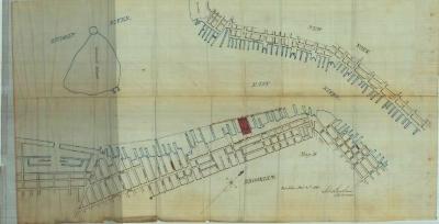 Survey of lands under water for Samuel &amp; Thomas McLean &amp; Franklin Woodruff