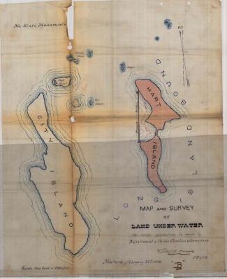 Survey of lands under water for Mayor, Aldermen, Commonalty of the City of NY