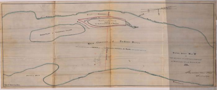 Survey of lands under water for National Ice Company of NY