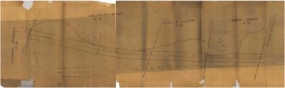 Survey of lands under water for NY West Shore Buffalo Railway Co