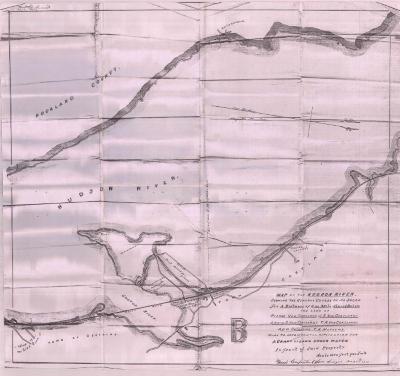 Survey of lands under water for Pierre, Jr., James S., Annie S. &amp; T. Romyn Van Cortland &amp; Catherine T. R. Mathews