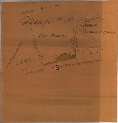 Survey of lands under water for NY West Shore Buffalo Railroad Co