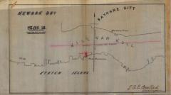 Survey of lands under water for Thomas &amp; Samuel C. White
