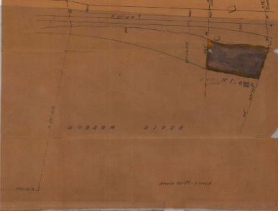Survey of lands under water for NY West Shore Buffalo Railroad Co