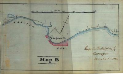 Survey of lands under water for Algernon K., Wilbur F., Melville M. and William A. Johnston, et al