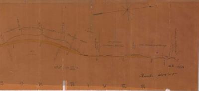 Survey of lands under water for NY West Shore Buffalo Railroad Co