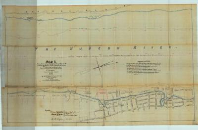 Survey of lands under water for Thomas W. Ludlow &amp; Jacob F. Miller