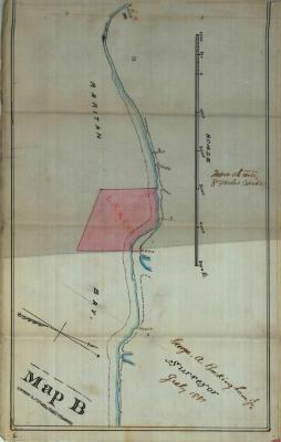 Survey of lands under water for Lawrence R. Kerr