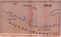 Survey of lands under water for Jones, Barnett