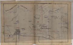 Survey of lands under water for George D. Whedon