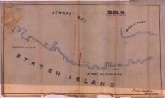 Survey of lands under water for Jones, Barnett