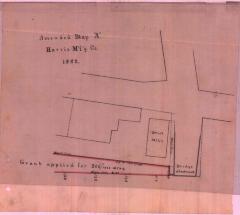 Survey of lands under water for Harris Manufacturing Company Ltd.