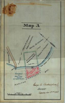 Survey of lands under water for S.S. White Dental Manufacturing Co.