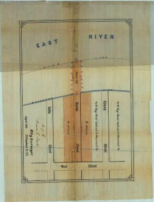 Survey of lands under water for Henry Steers