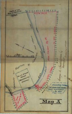 Survey of lands under water for Algernon K., Wilbur F., Melville M. and William A. Johnston, et al