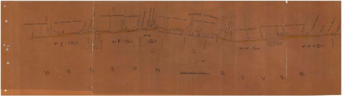 Survey of lands under water for NY West Shore Buffalo Railroad Co