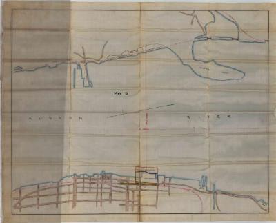 Survey of lands under water for Homer Ramsdell