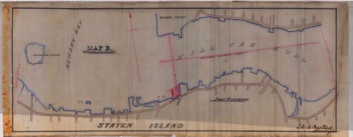 Survey of lands under water for John W., J. Hooker &amp; Helen R. Hamersley and others