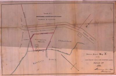 Survey of lands under water for Hop-O-Nose Knitting Co. Ltd.