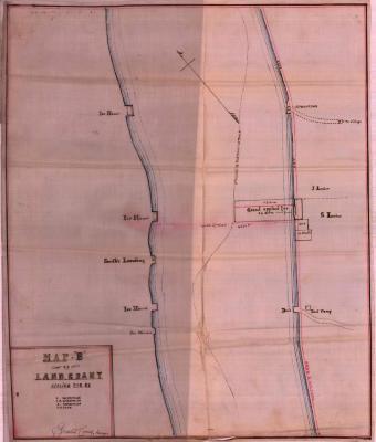 Survey of lands under water for Edmund, Isaac P., &amp; Norman Rockefeller &amp; Christpher C. Coon