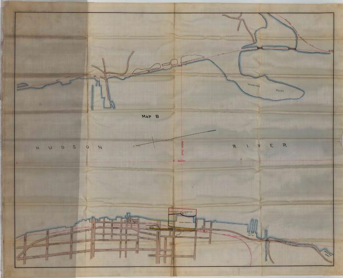 Survey of lands under water for Homer Ramsdell