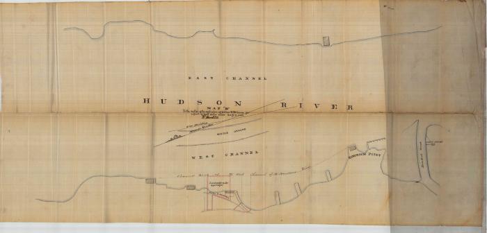 Survey of lands under water for Nathan R. Nickerson