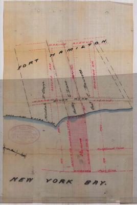 Survey of lands under water for Maltry G. Lane