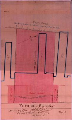 Survey of lands under water for William A. &amp; Eliza D. Harbeck