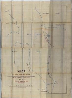 Survey of lands under water for Oliver L. Jones