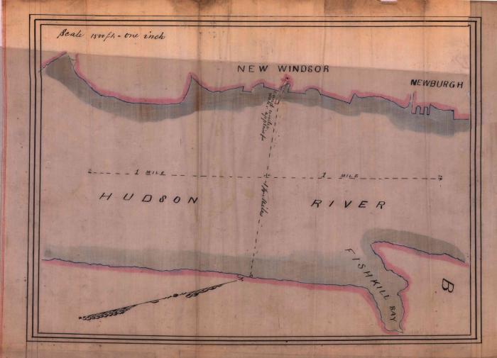 Survey of lands under water for John T. Moore &amp; William Lahey