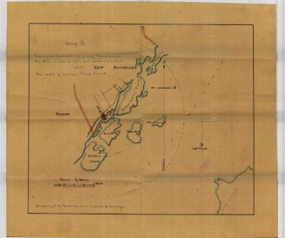 Survey of lands under water for Martin J. Keogh