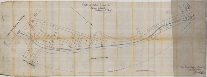 Survey of lands under water for The Rapid Transit RR Company of Staten Island