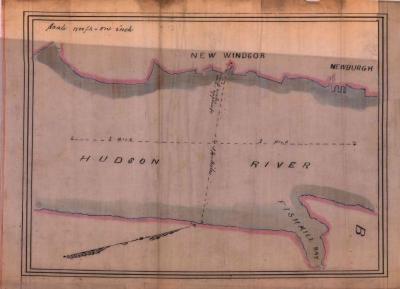 Survey of lands under water for John T. Moore &amp; William Lahey