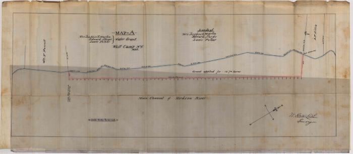 Survey of lands under water for Edward Sturges, Lewis Pulver &amp; Josephine E. Martow