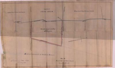 Survey of lands under water for Frank Speir, Charles A. Spalding &amp; Ellen Vanderpoel