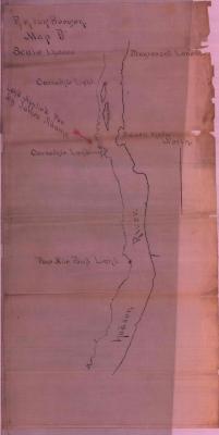 Survey of lands under water for James Adams